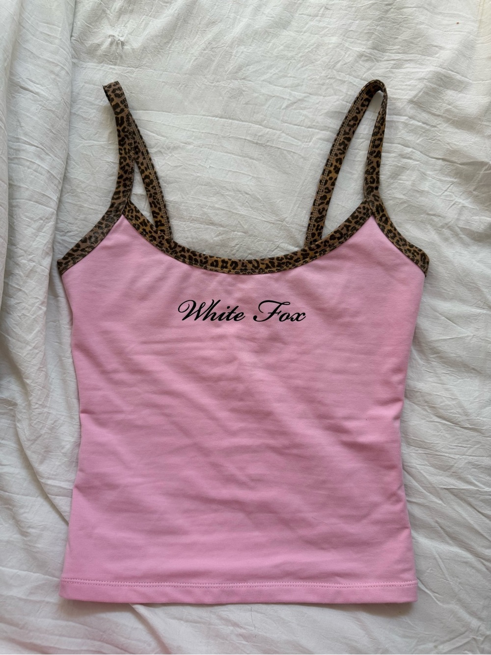 White Fox Tank Top